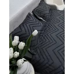 Комплект постільної білизни Ecotton Grey Полісатин двоспальний (24553) - мініатюра 3