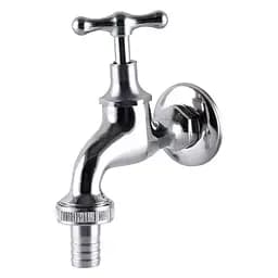 Кран Solomon вентильний для поливу 1/2″ chrom T5071 - мініатюра 2