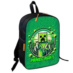 Рюкзак шкільний дитячий 36х27см Майнкрафт Кріпер «Minecraft» з принтом для хлопчика (00609)