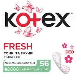 Щоденні прокладки Kotex Ultraslim Deo 112 шт. (2 уп. х 56 шт.) - мініатюра 2