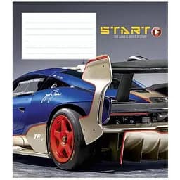 Зошит учнівський Start the game Школярик 012-3231L-3 у лінію 12 аркушів