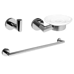 Набор аксессуаров для ванной Imprese Hranice 100013, Хром