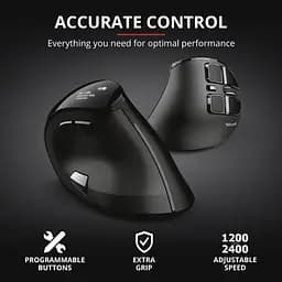 Комп'ютерна миша Trust Voxx Rechargeable Ergonomic WL чорний teh0014039 - мініатюра 8