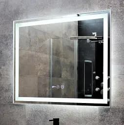 Дзеркало Dusel DE-M0061S1 Silver 75x120 см сенсорне включення + підігрів, Сірий