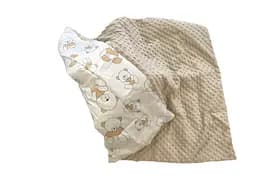 Плед з плюшем Moontime 100x80 см "Ведмедики"