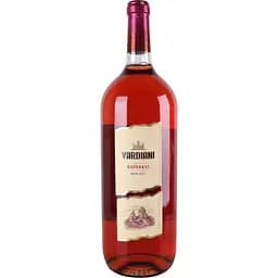 Вино Vardiani Сапераві, рожеве, сухе, 1,5 л
