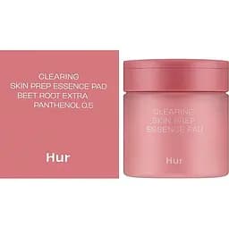 Педи для обличчя House of Hur Clearing Skin Prep Essence Pad відлущувальні з кислотами та екстрактом буряка 70 шт. 140 мл - мініатюра 2