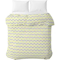 Підковдра Home Line Зиг Заг бязь 145х215 см сіро-жовта (165234)