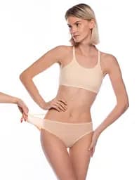 Трусики жіночі бікіні Lama FIT6000BI-06 бежеві XS/M - мініатюра 3