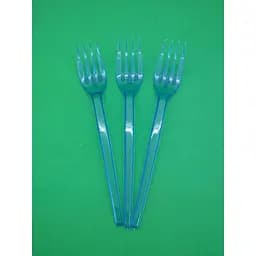 Вилка одноразовая Юніта стеклопластик синяя 100 шт.