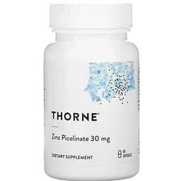 Пиколинат цинка усиленный Thorne Research Zinc Picolinate 30 мг 60 капсул