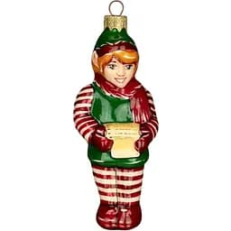 Ялинкова прикраса Різдвяні історії Ельф фабрики мрій скло (4820001154993)