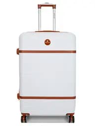 Валіза велика L ABS-пластик Worldline Airtex 629 76×52×30см 110л Біла - мініатюра 2