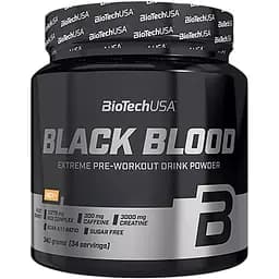 Передтренувальний комплекс BioTech Black Blood NOX Апельсин 340 г