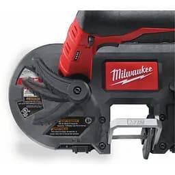 Пила стрічкова акумуляторна MILWAUKEE, M12 BS-402C (зарядний пристрій С12 С, 2 акумулятори М12 В4 4Ач, полотно, кейс) - мініатюра 7