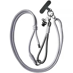 Шнурок-кросбоді Kite 3021-3 світло-сірий (K26-3021-3)