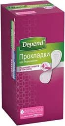 Урологічні прокладки Depend Ultra Mini Liner 22 шт. (9435020)
