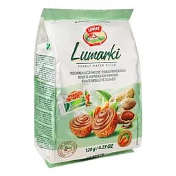 Конфеты вафельные Lumar lumarki с ореховым кремом в арахисовых крошках 120 г