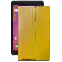 Чехол StatusCASE из экокожи для планшета Prestigio Q Pro Желтый