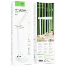 Настільна LED лампа Hoco HX12 Eye protection foldable table lamp White - мініатюра 6