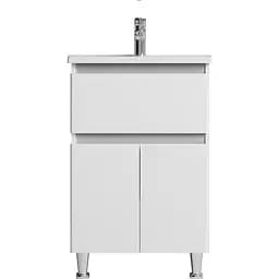 Тумба підлогова AM.PM X - Joy 55 см з умивальником M85-FSX0553-WC0553WG38