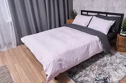 Комплект постельного белья Moon&Star Бязь Gold Люкс Orchid Gray King Size 220x240 наволочки 2х40х60