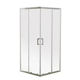 Душевая кабина без поддона Mixxus Premium Diverse SC02-90x90x195-TR хром прозрачное стекло 5 мм MI6861, Универсальная, прозрачная, хром