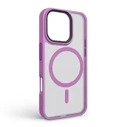 Чехол для Apple iPhone 16 Pro, Uniq MagCase, розовый, противоударный, панель-накладка с MagSafe, ударопрочный TPU+PC, с магнитом MagSafe, поддержка полноценной беспроводной зарядки, ArmorStandart (ARM79509) - мініатюра 2