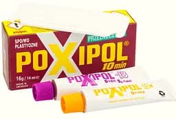 Клей епоксидний POXIPOL 10хв 16 г прозорий (червона упаковка)