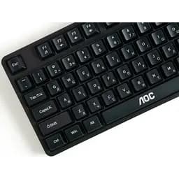 Клавіатура AOC GK116B LED USB UA Black (GK116B/97) - мініатюра 9