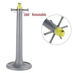 Набір кухонного приладдя Kitchen Tools Grandberg на підставці 7 предметів зелений - мініатюра 7