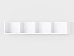 Полиця для книг Moreli Forte Erika 914x166x166 мм Білий (id27-0000-31-white)