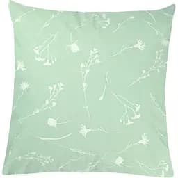 Наволочка Home Line Васильки бязь 70х70 см белые на зеленом (163077)