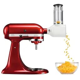 Набір з 3 насадок KitchenAid м'ясорубка, протирка, овочерізка (5KSM2FPPC) - мініатюра 6