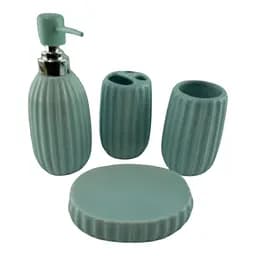 Набор для ванной Нежно-голубой керамический