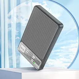 Портативний ЗП Power Bank Hoco Q18 Tourer 22.5W з БЗП 10000 mAh Black - мініатюра 3