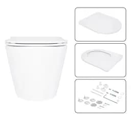 Набір Q-tap Nest 4 в 1 підвісний унітаз Swan Ultra Quiet 520x360x320 + комплект інсталяції QT16335180W48194 - мініатюра 6