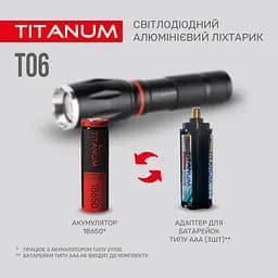 Ліхтар портативний Videx Titanum 300 Lm 6500 K (TLF-T06) - мініатюра 4