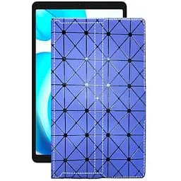 Чехол StatusCASE из экокожи для планшета Realme Pad Mini Синий ромб