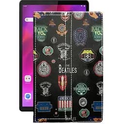 Чехол StatusCASE из экокожи для планшета Lenovo Tab K10 Битлз