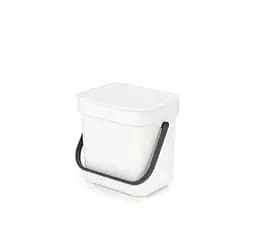 Ведро мусорное Brabantia Sort&Go, белый, 3 л (209864)