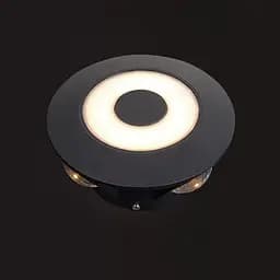 Підсвітка Brille фасадна Коло LED 5W WW IP54 BK (AL-618) - мініатюра 8