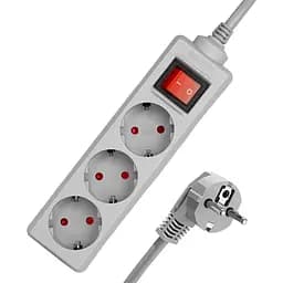 Мережевий фільтр Logan SFG3-1.8 Grey