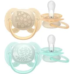 Уцінка. Пустушка Philips Avent Ultra Soft 0-6 міс. 2 шт. (SCF091/41) 