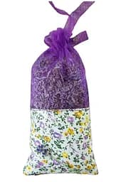 Саше Hand Made с лавандой в мешочке из хлопка и органзы Темное 20 г (1008-02)