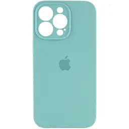 Чохол Epik Silicone Case Full Camera Protective AA для Apple iPhone 15 Pro 6.1 Бірюзовий/Marine Green