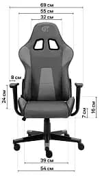 Геймерське крісло GT Racer чорне з червоним (X-2317 Black/Wine Red) - мініатюра 13