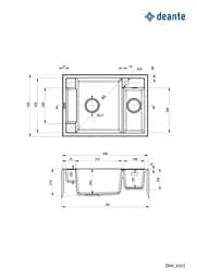 Кухонна мийка DEANTE Magnetic ZRM_A503 - мініатюра 2