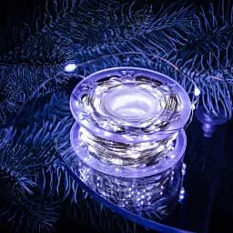Гірлянда Роса нитка 500 LED довжина 50 м з пультом від мережі, білий GarlandoPro 500L50MWW - мініатюра 11