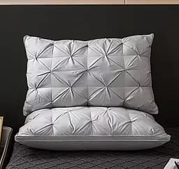 Подушка тісто з поліефірного волокна Hotel pillow 19536 50х70 см сіра - мініатюра 4